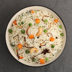 Pea/Zeera/Veg Pulao (Any One) (250 GMS)