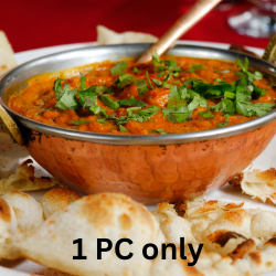 Paneer Naan With Gravy (1 PC (100 GMS))