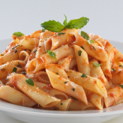 Pasta (Penne & Farfelle in creamy cheese sauce or arebita sauce) (300 GMS)